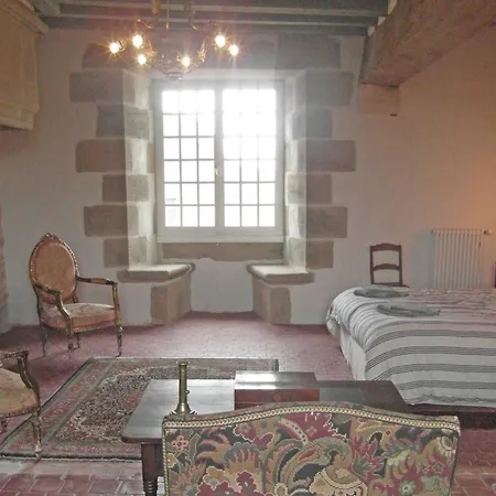 Castle In Near Forest And River Le Veurdre