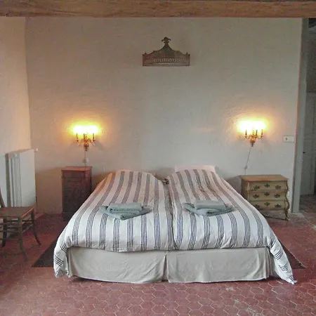 Castle In Near Forest And River Le Veurdre