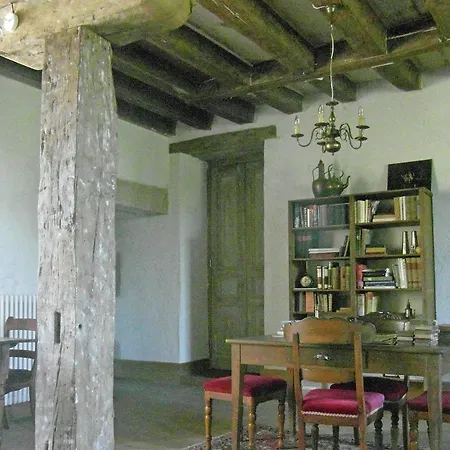 Ch Teau In Auvergne With River And Terrace