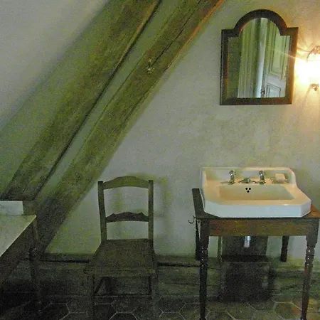 Ch Teau In Auvergne With River And Terrace Le Veurdre