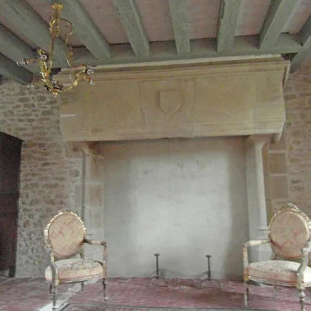 Ch Teau In Auvergne With River And Terrace Le Veurdre