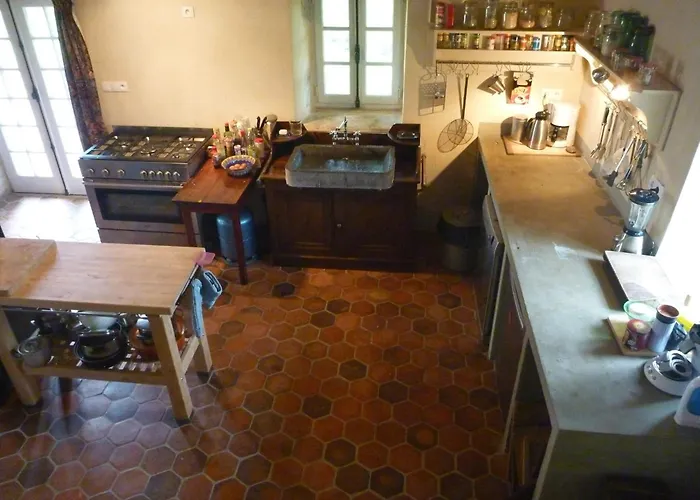 Castle In Near Forest And River *