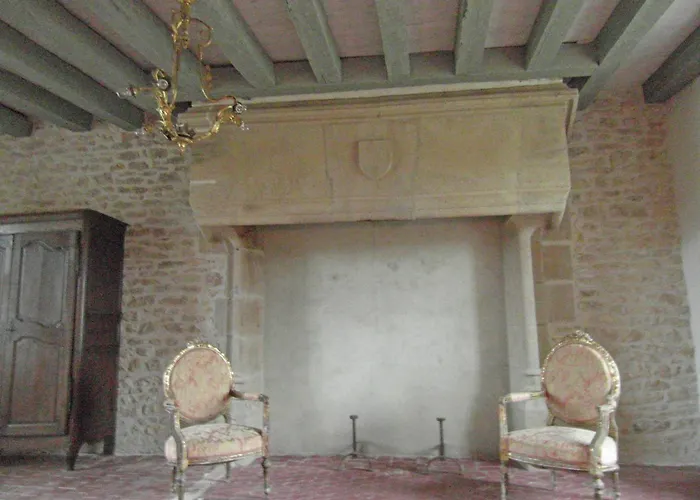 Castle In Near Forest And River